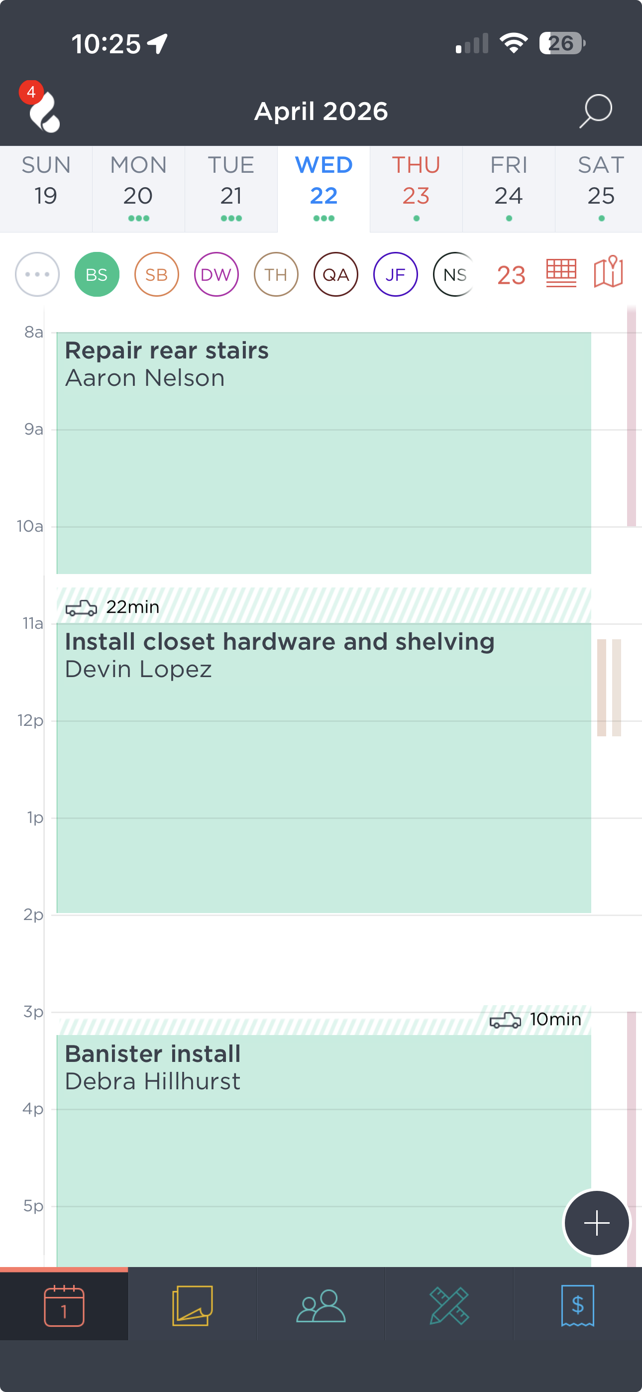 Breezeworks iOS app screenshot
